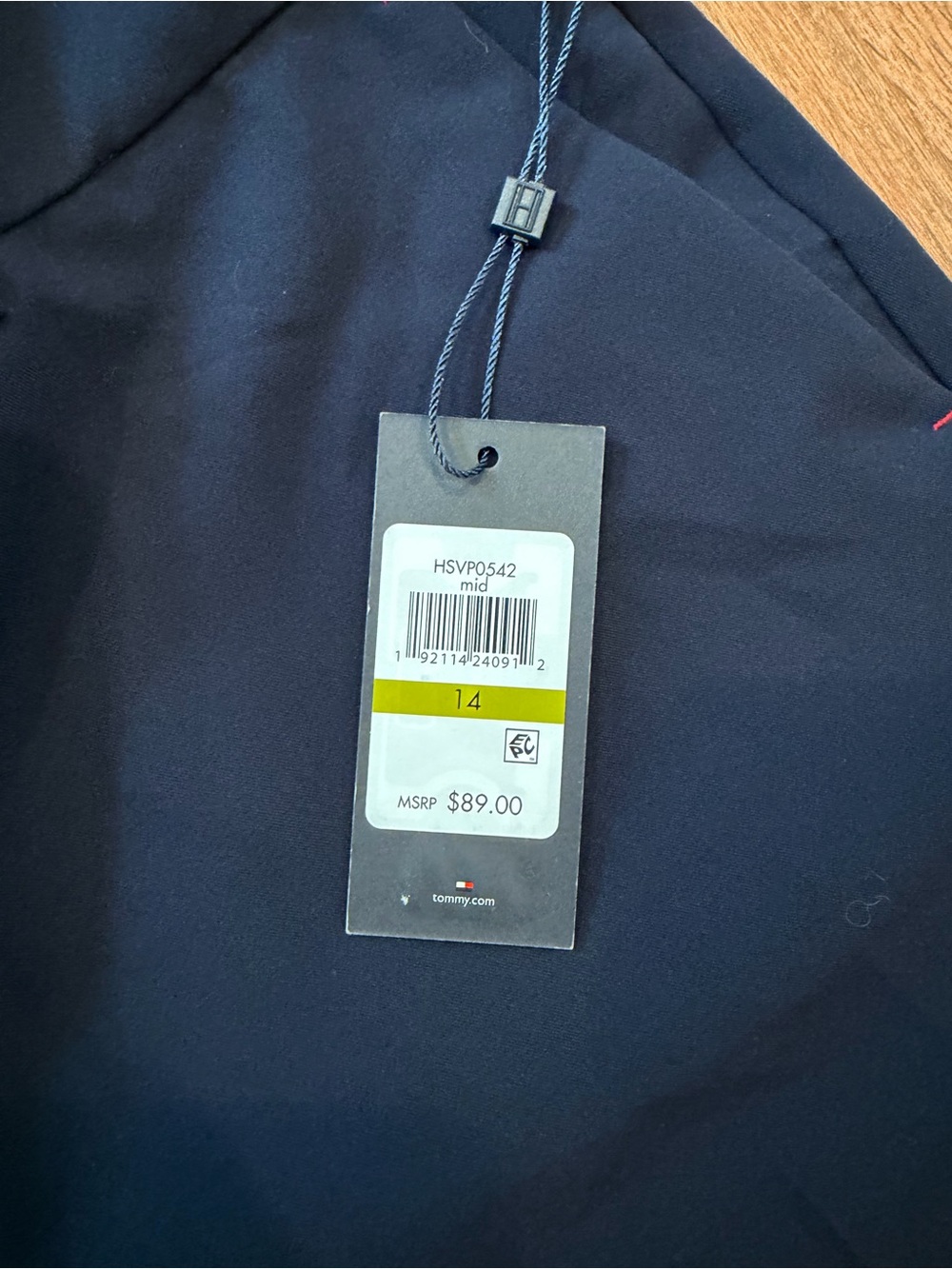 Tommy Hilfiger Navy Women's Dress Trousers / size 14 / new - Picture 3 of 4